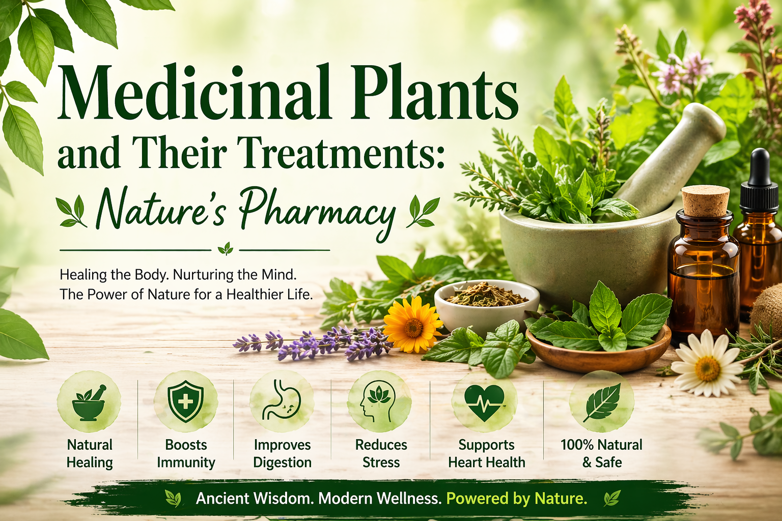 Medicinal Plants and Their Treatments: Nature’s Pharmacy